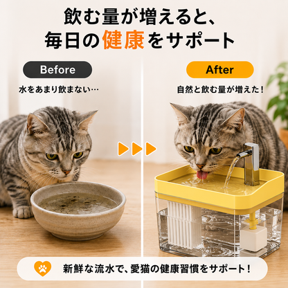 FlowPet 自動給水器 – 夏の水分補給をしっかりサポート