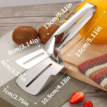 ステンレス製キッチントング＆ターナー 2WAY調理ツール キッチン用品