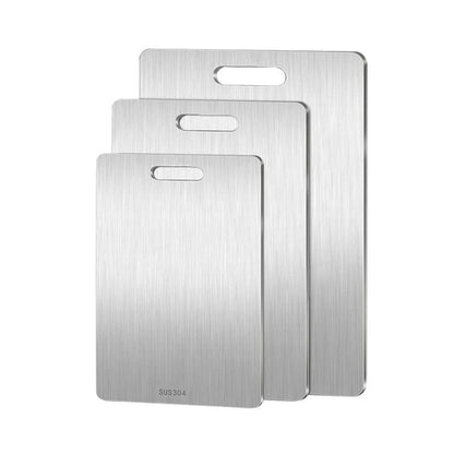 316ステンレス製 両面カッティングボード 25×15cm